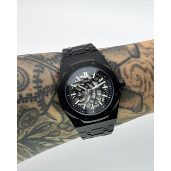 Custom Seiko Mod • Black Skeleton AP • 42mm